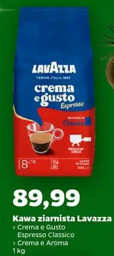 Netto Kawa ziarnista Crema e Gusto Espresso Classico 1 kg Lavazza oferta