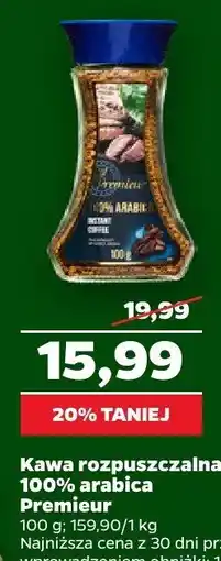 Netto Kawa rozpuszczalna 100% arabica 100g Netto oferta