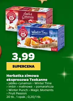 Netto Herbatka zimowa ekspresowa, różne rodzaje 20tb. Teekanne oferta