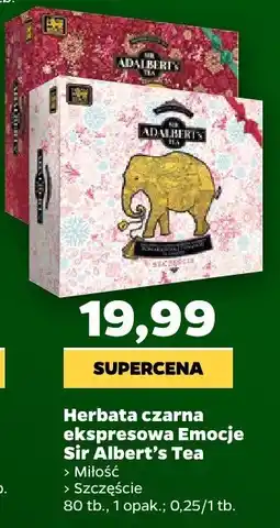 Netto Herbata czarna ekspresowa Emocie: Miłość 80 tb. Sir Albert's Tea oferta