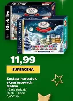 Netto Zestaw herbatek ekspresowych, różne rodzaje 30 tb. Malwa oferta