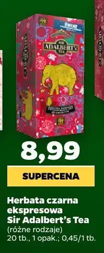 Netto Herbata czarna ekspresowa Sir Adalbert's Tea (różne rodzaje) 20tb oferta