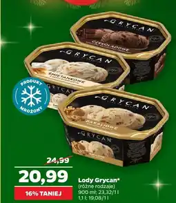 Netto Lody Grycan, różne rodzaje oferta