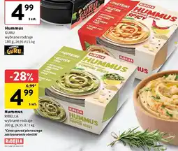 Intermarche Hummus RIBELLA wybrane rodzaje oferta