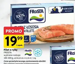 Intermarche Filet z ryby FROSTA wybrane rodzaje oferta