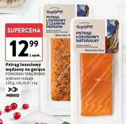 Intermarche Pstrąg łososiowy wędzony na gorąco POMORSKI TARG RYBNY wybrane rodzaje oferta