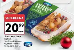 Intermarche Śledź smażony LISNER Smakiem Kroojone wybrane rodzaje oferta