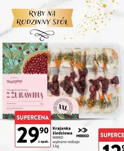 Intermarche Krajanka śledziowa MIRKO wybrane rodzaje oferta