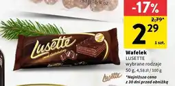 Intermarche Wafelek LUSETTE wybrane rodzaje oferta