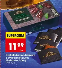 Biedronka Czekoladki z nadzieniem o smaku miętowym Biedronka oferta
