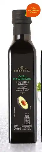 Biedronka Olej z awokado, 250 ml Biedronka oferta