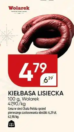 Chata Polska Kiełbasa lisiecka Wolarek oferta