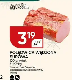Chata Polska Polędwica wędzona surowa Artek oferta