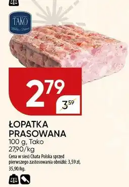 Chata Polska Łopatka prasowana Tako oferta