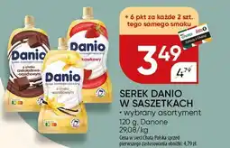 Chata Polska Serek Danio w saszetkach wybrany asortyment Danone oferta
