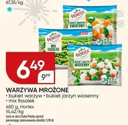 Chata Polska Warzywa mrożone bukiet warzyw lub bukiet różni jarzyń wiosenny lub mix fasolek Hortex oferta
