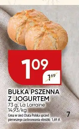 Chata Polska Bułka pszenna z jogurtem La Lorraine oferta
