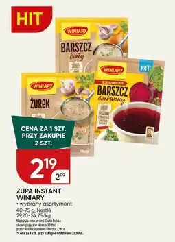 Chata Polska Zupa instant Winiary wybrany asortyment Nestle oferta