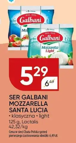 Chata Polska Ser Galbani Mozzarella Santa Lucia - klasyczna, light Lactalis oferta