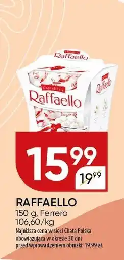 Chata Polska Raffaello Ferrero oferta