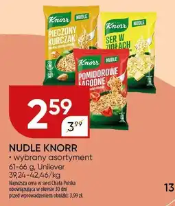 Chata Polska Nudle Knorr wybrany asortyment Unilever oferta