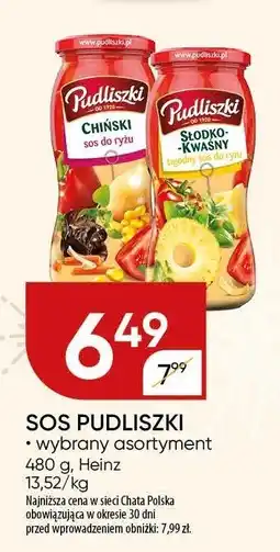 Chata Polska Sos Pudliszki wybrany asortyment oferta