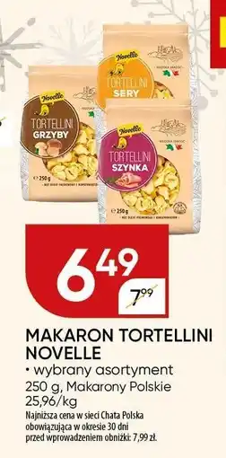 Chata Polska Makaron Tortellini Novelle Makarony Polskie oferta