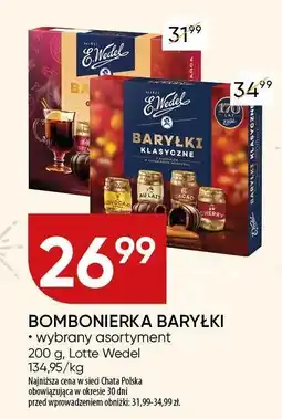 Chata Polska Bombonierka Baryłki Lotte Wedel oferta