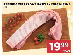Stokrotka Żeberka wieprzowe paski ekstra mięsne Stokrotka oferta