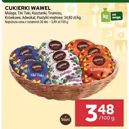 Stokrotka Cukierki Wawel Malaga, Tiki Taki, Kasztanki, Tiramisu, Krówkowe, Adwokat, Pasztyki miętowe oferta