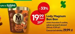 Żabka Lody Magnum Bon Bon white chocolate & cookies, salted caramel & almond oferta