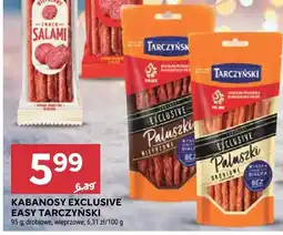 Stokrotka Kabanosy Exclusive Easy Tarczyński drobione, wieprzowe oferta
