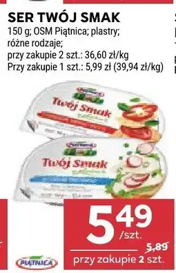 Stokrotka Ser Twój Smak OSM Piątnica plastry różne rodzaje oferta