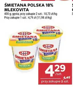 Stokrotka Śmietana Polska 18% Mlekovita gęsta oferta