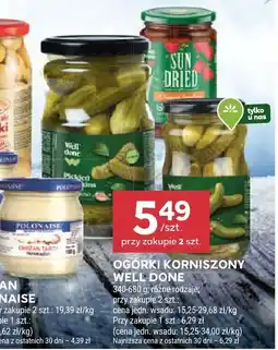 Stokrotka Ogórki korniszony Well Done oferta