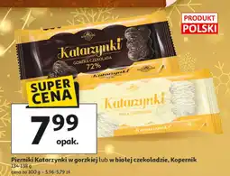 Auchan Pierniki Katarzynki w gorzkiej lub w białej czekoladzie, Kopernik oferta