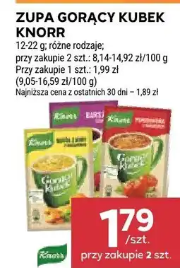 Stokrotka Zupa gorący kubek Knorr różne rodzaje oferta