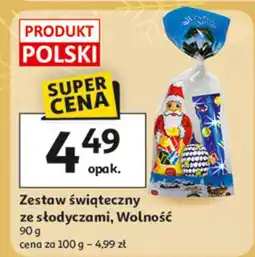Auchan Zestaw świąteczny ze słodyczami, Wolność oferta