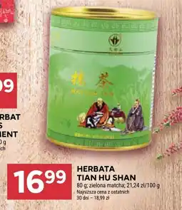 Stokrotka Herbata Tian Hu Shan zielona matcha oferta