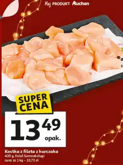 Auchan Kostka z fileta z kurczaka Dział Samoobsługi oferta