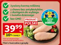 Auchan Filet z kurczaka z grzędy Dział Samoobsługi oferta