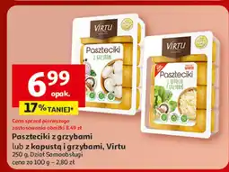 Auchan Paszteciki z grzybami lub z kapustą i grzybami Virtu oferta