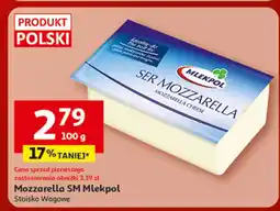 Auchan Mozzarella SM Mlekpol Słoisko Wagowe oferta