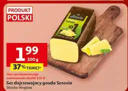 Auchan Ser dojrzewający gouda Serovia Słoisko Wagowe oferta