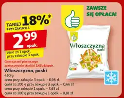 Auchan Włoszczyzna, paski 450 g Auchan oferta