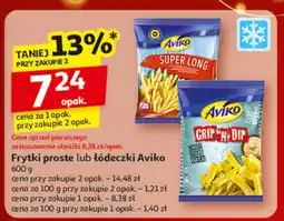 Auchan Frytki proste lub łódeczki Aviko 600 g oferta