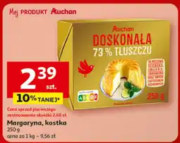 Auchan Margaryna kostka Auchan Doskonała 78% tłuszczu, 250 g oferta