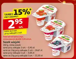 Auchan Serek Mlejterski, 150 g, różne smaki oferta