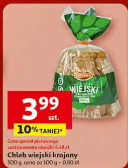 Auchan Chleb wiejski krojony, 500 g Auchan oferta