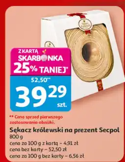 Auchan Sękacz królewski na prezent Secpol, 800 g oferta